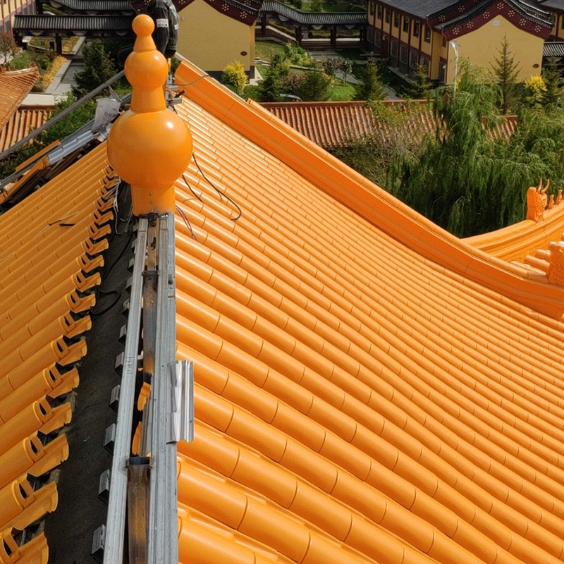 仿古建筑金属屋面瓦的安装方法