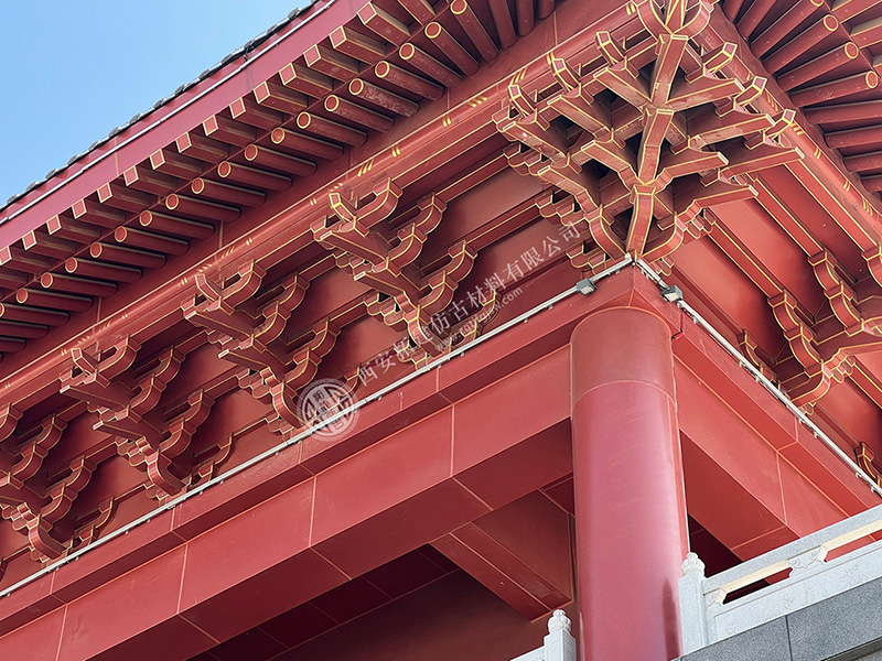 金属铝斗拱
