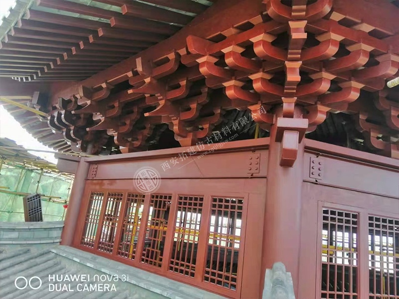 寺院塔体斗拱