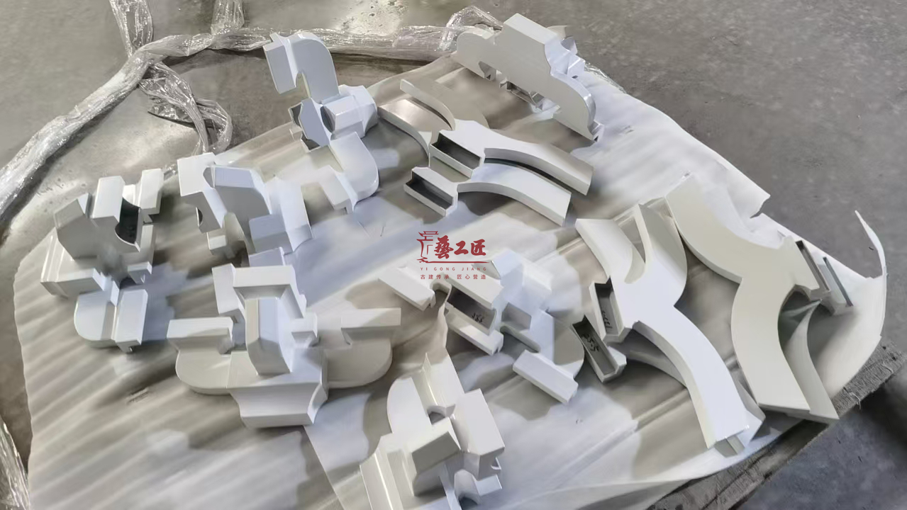 西安拓建金属铝合金斗拱 精工承古制 新材续千年风华