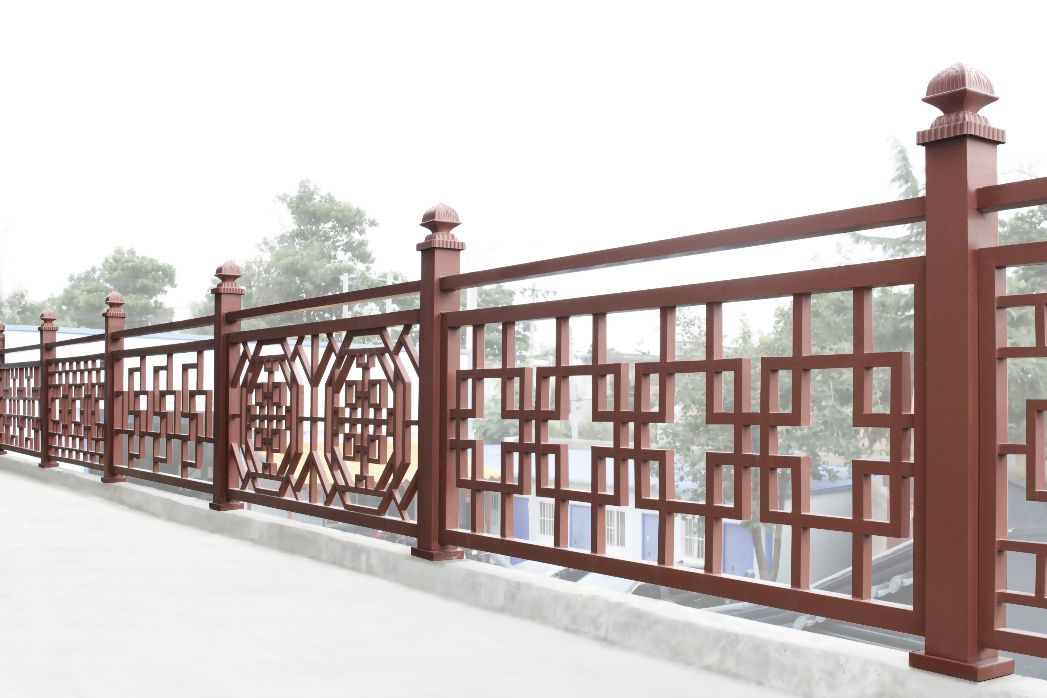 西安拓建金属护栏｜装配式标准化构件，助力仿古工程提质提速降本